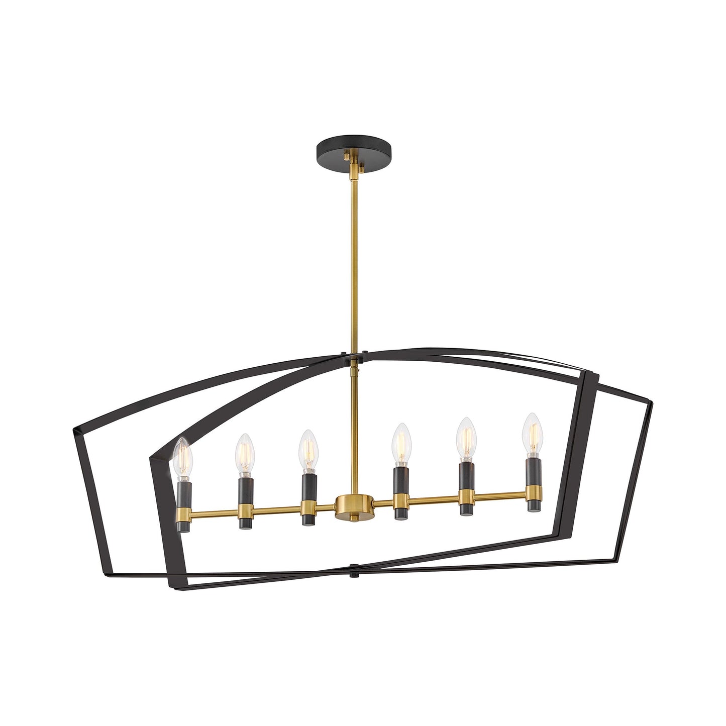 Sammi Linear Chandelier in Detail.