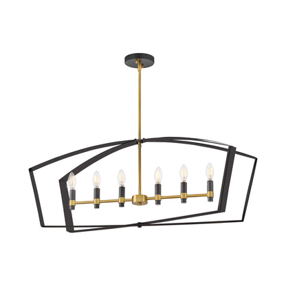 Sammi Linear Chandelier in Detail.
