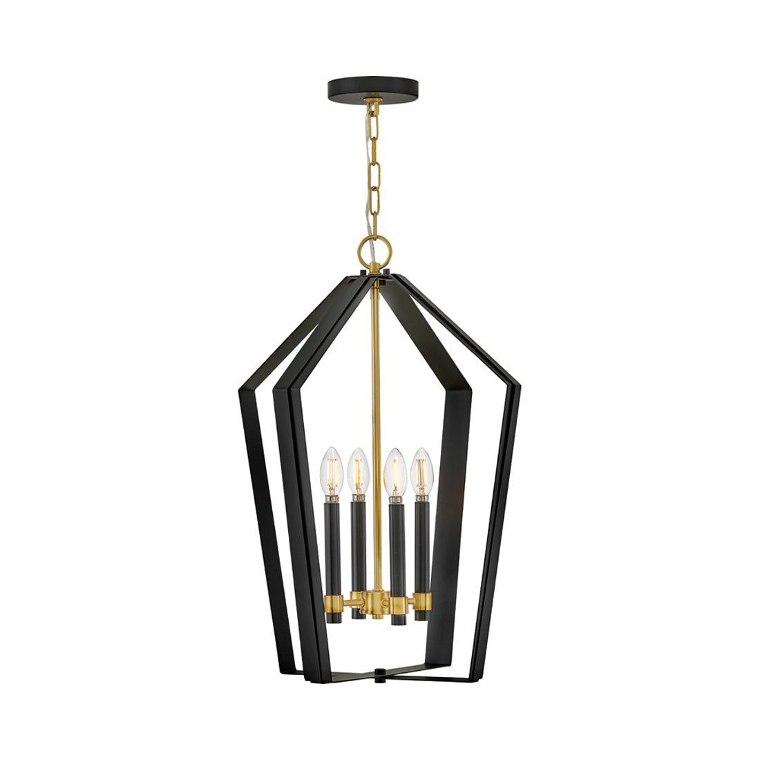 Sammi Pendant Light in Black (17-Inch).