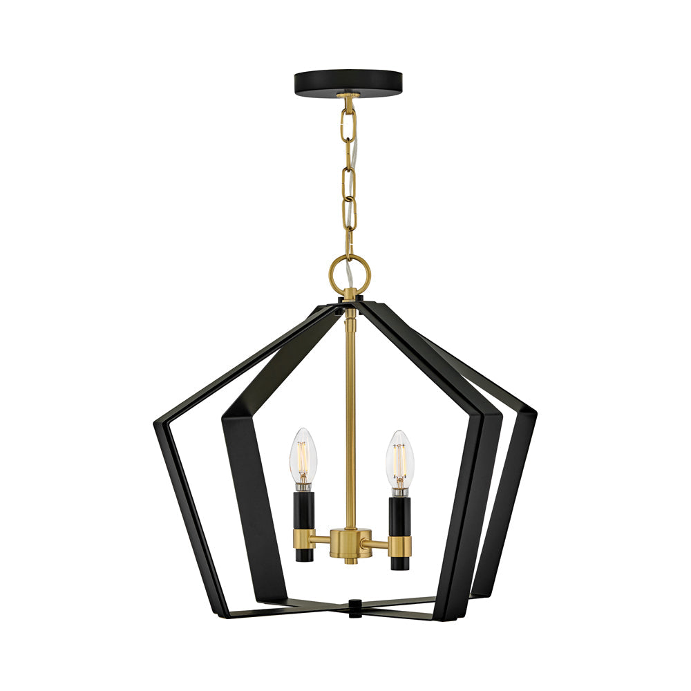 Sammi Pendant Light in Black (20-Inch).