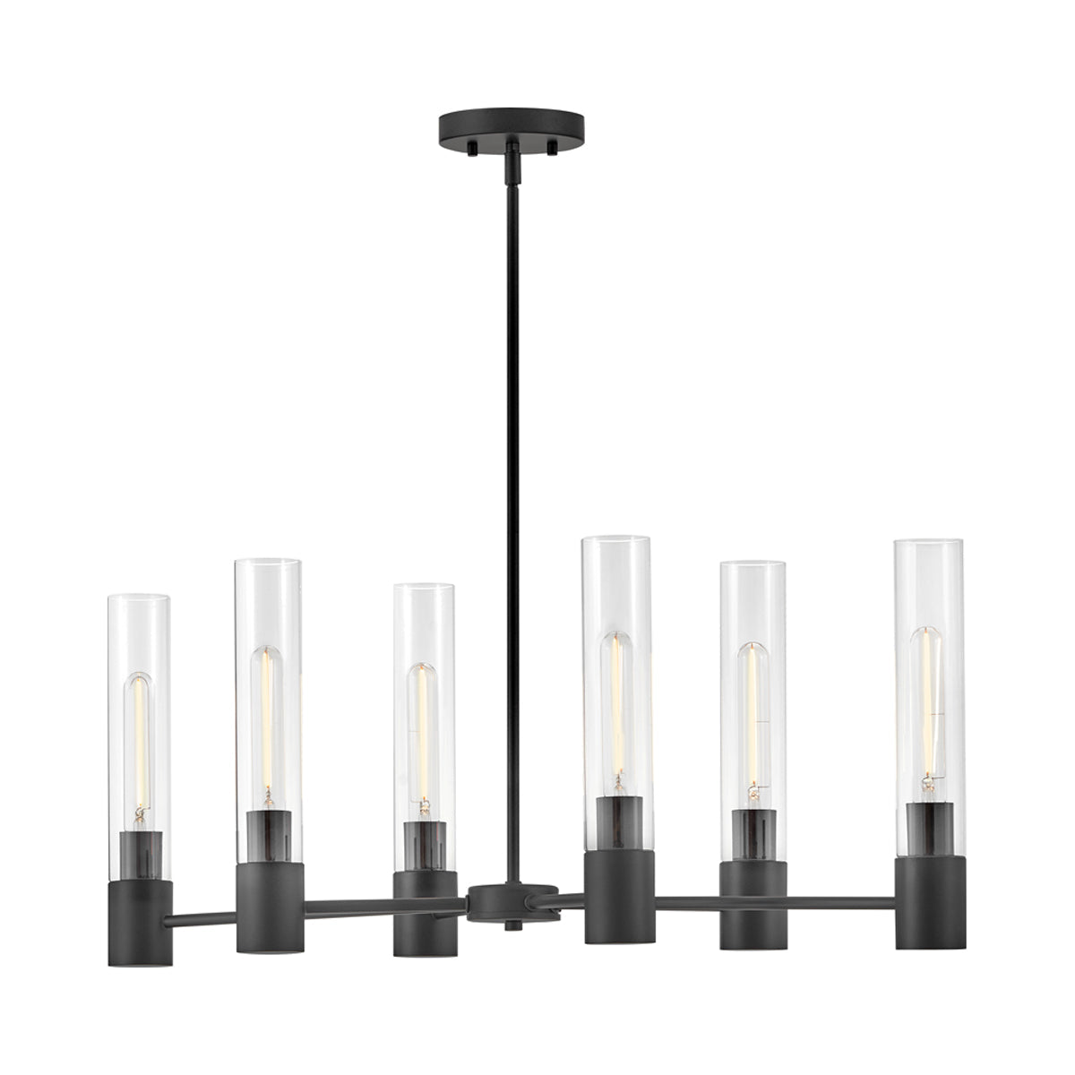 Shea Linear Chandelier in Detail.