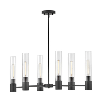 Shea Linear Chandelier in Detail.