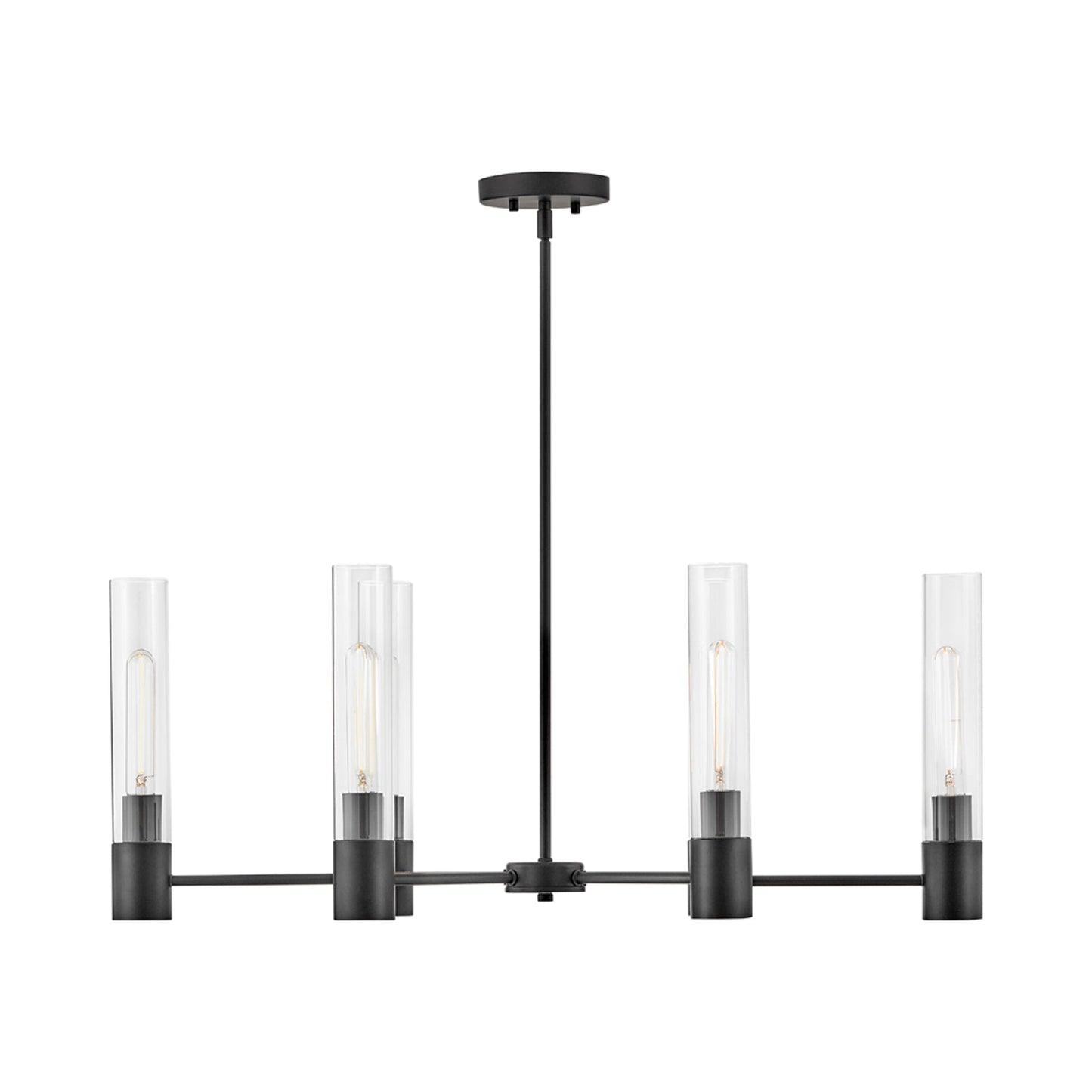 Shea Linear Chandelier in Detail.