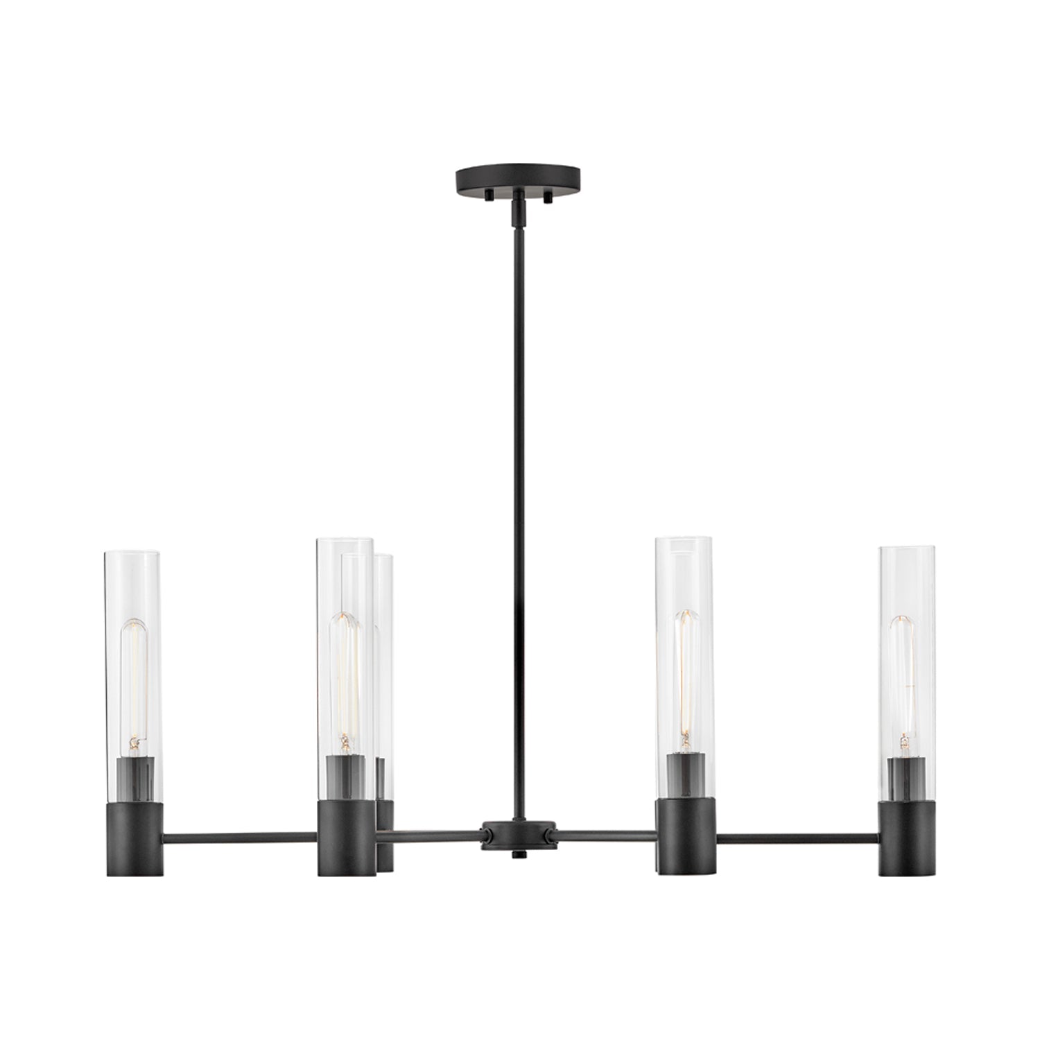 Shea Linear Chandelier in Detail.
