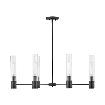 Shea Linear Chandelier in Detail.