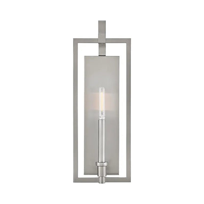 Stassi Wall Light in Brushed Nickel.