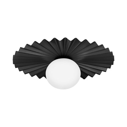 Stevie Ceiling / Wall Light in Black (13.75-Inch).
