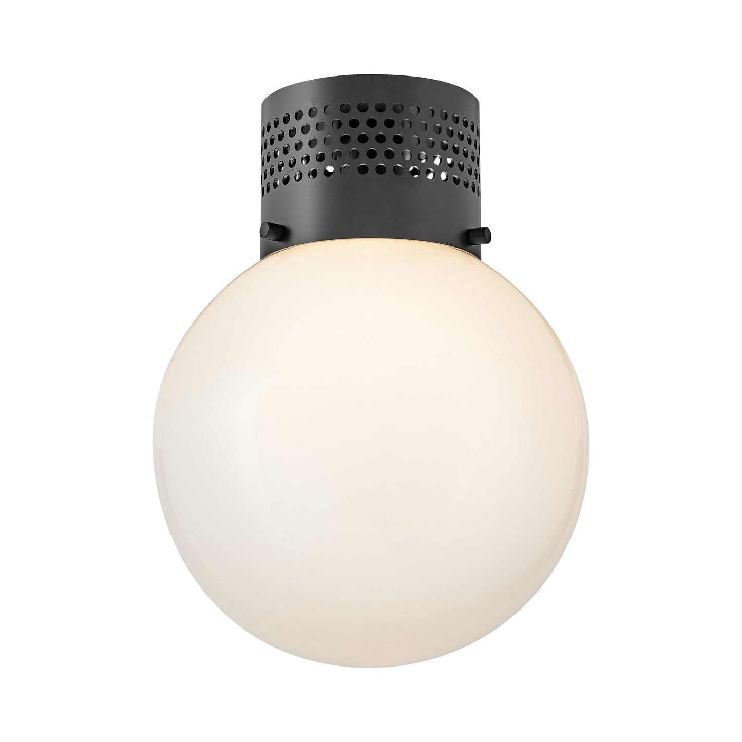 Taj Flush Mount Ceiling Light in Black.