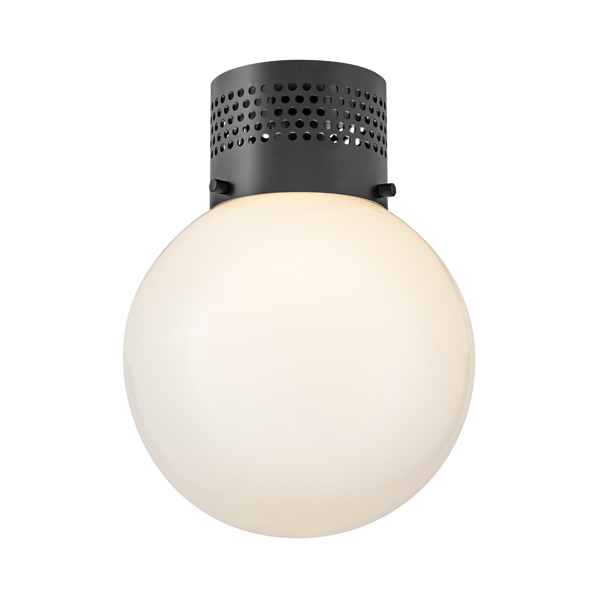 Taj Flush Mount Ceiling Light in Black.