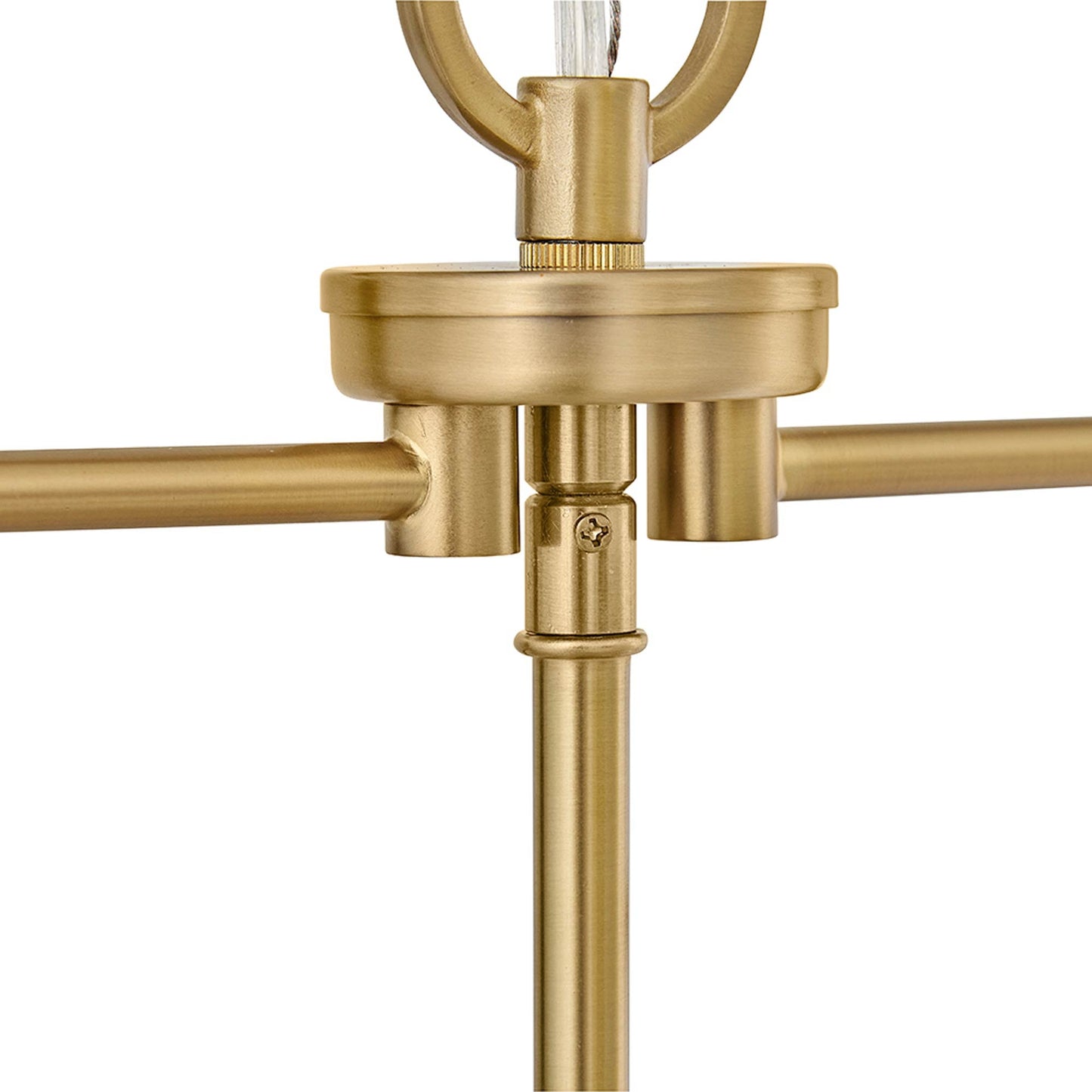 Tate Linear Chandelier in Detail.