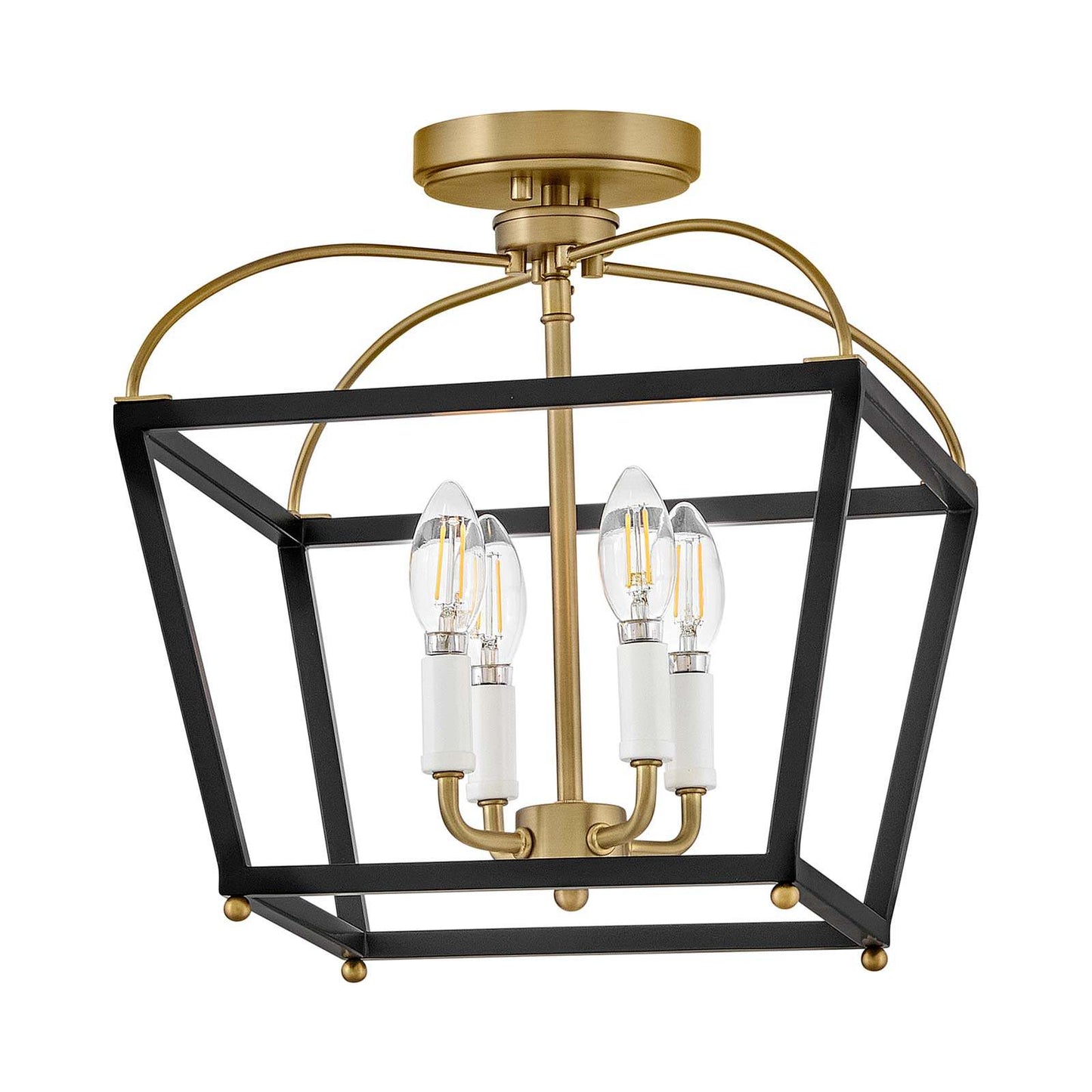Tate Semi Flush Mount Ceiling Light in Detail.