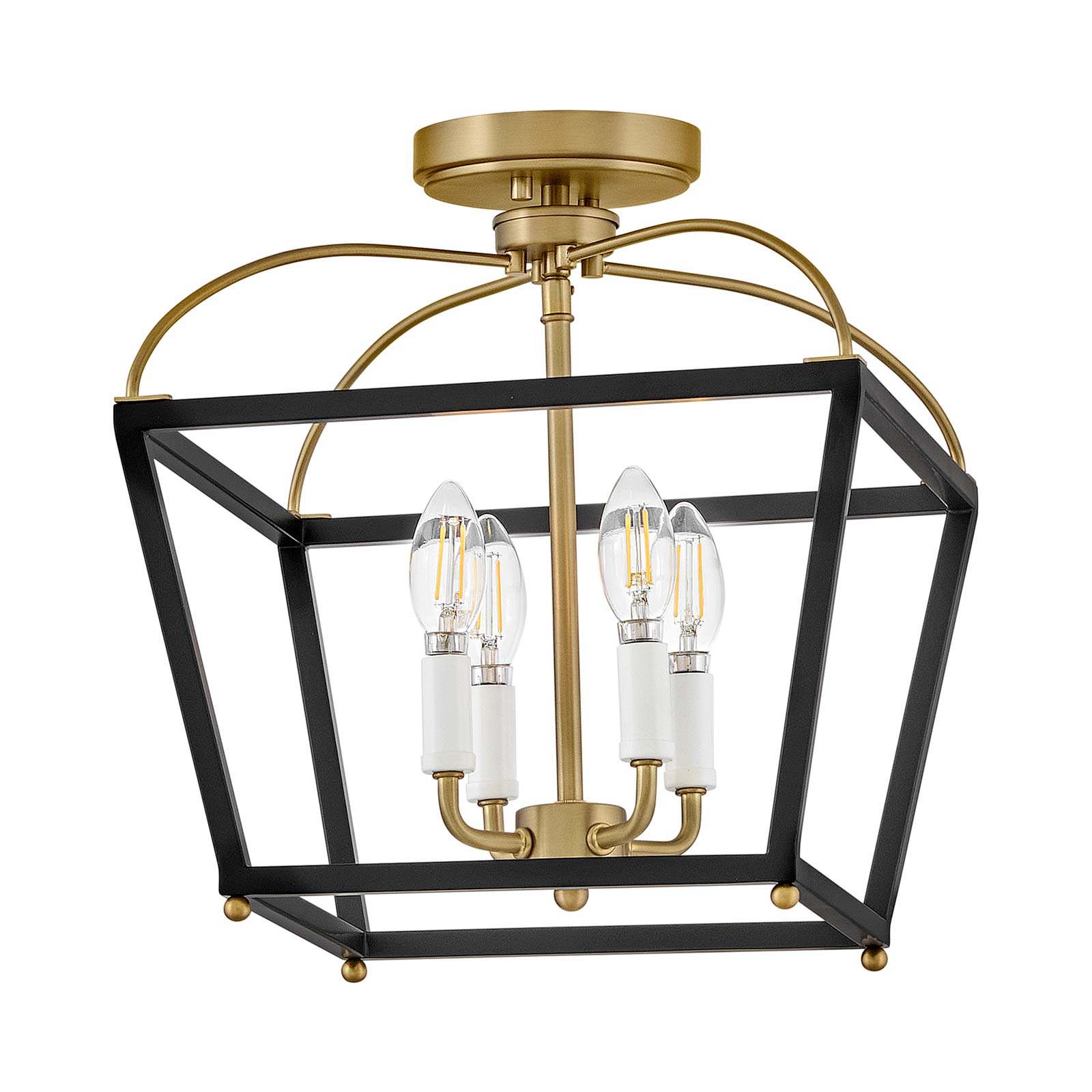 Tate Semi Flush Mount Ceiling Light in Detail.