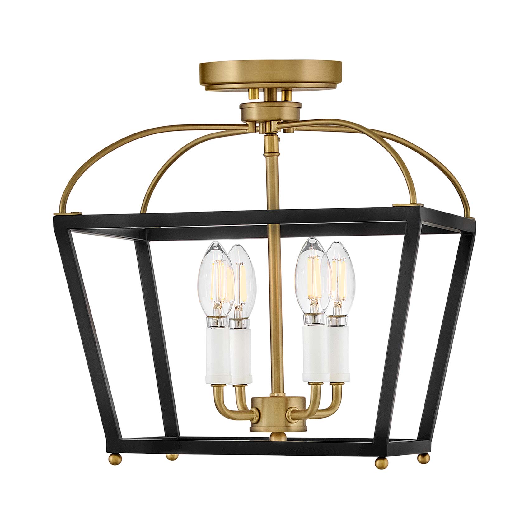 Tate Semi Flush Mount Ceiling Light in Detail.