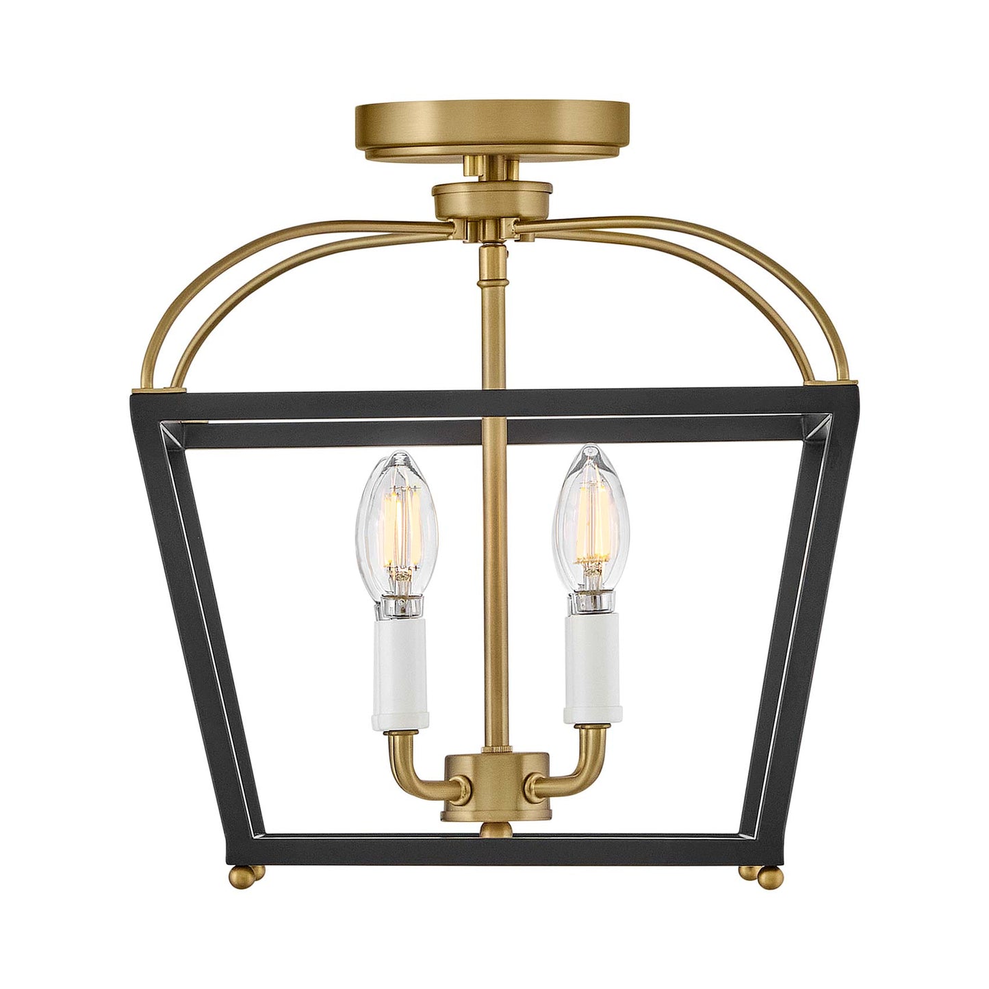 Tate Semi Flush Mount Ceiling Light in Detail.