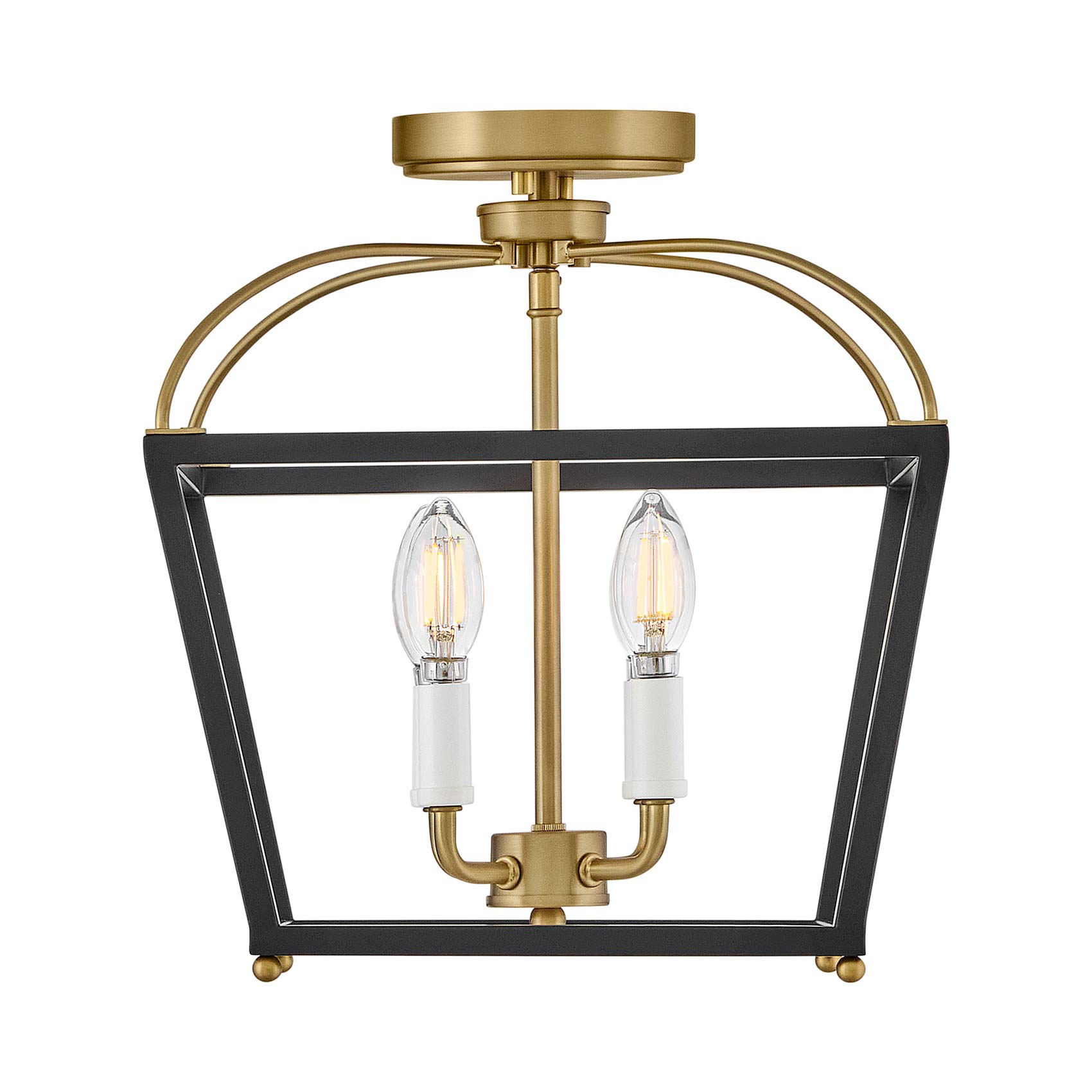 Tate Semi Flush Mount Ceiling Light in Detail.