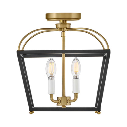 Tate Semi Flush Mount Ceiling Light in Detail.