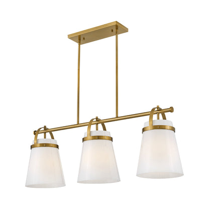 Tori Linear Chandelier in Detail.