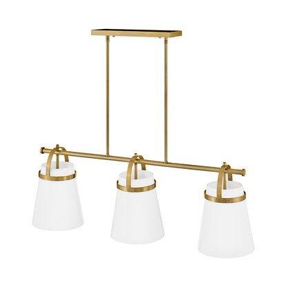 Tori Linear Chandelier in Detail.