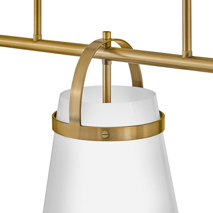 Tori Linear Chandelier in Detail.