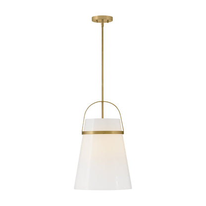 Tori Pendant Light in Lacquered Brass (Large).