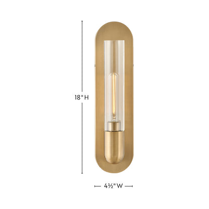 Tully Wall Light - line drawing.
