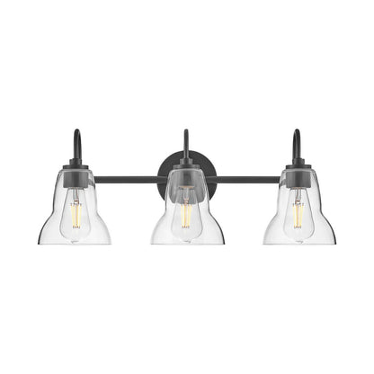 Vera Bath Vanity Light in Black (3-Light).