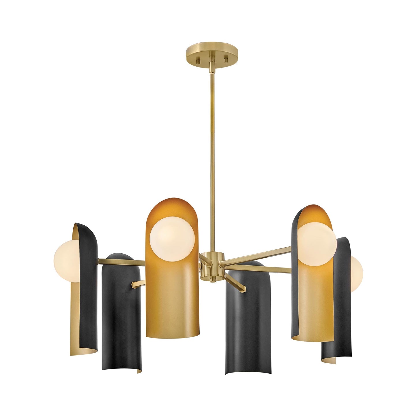 Zuri Chandelier in Black.
