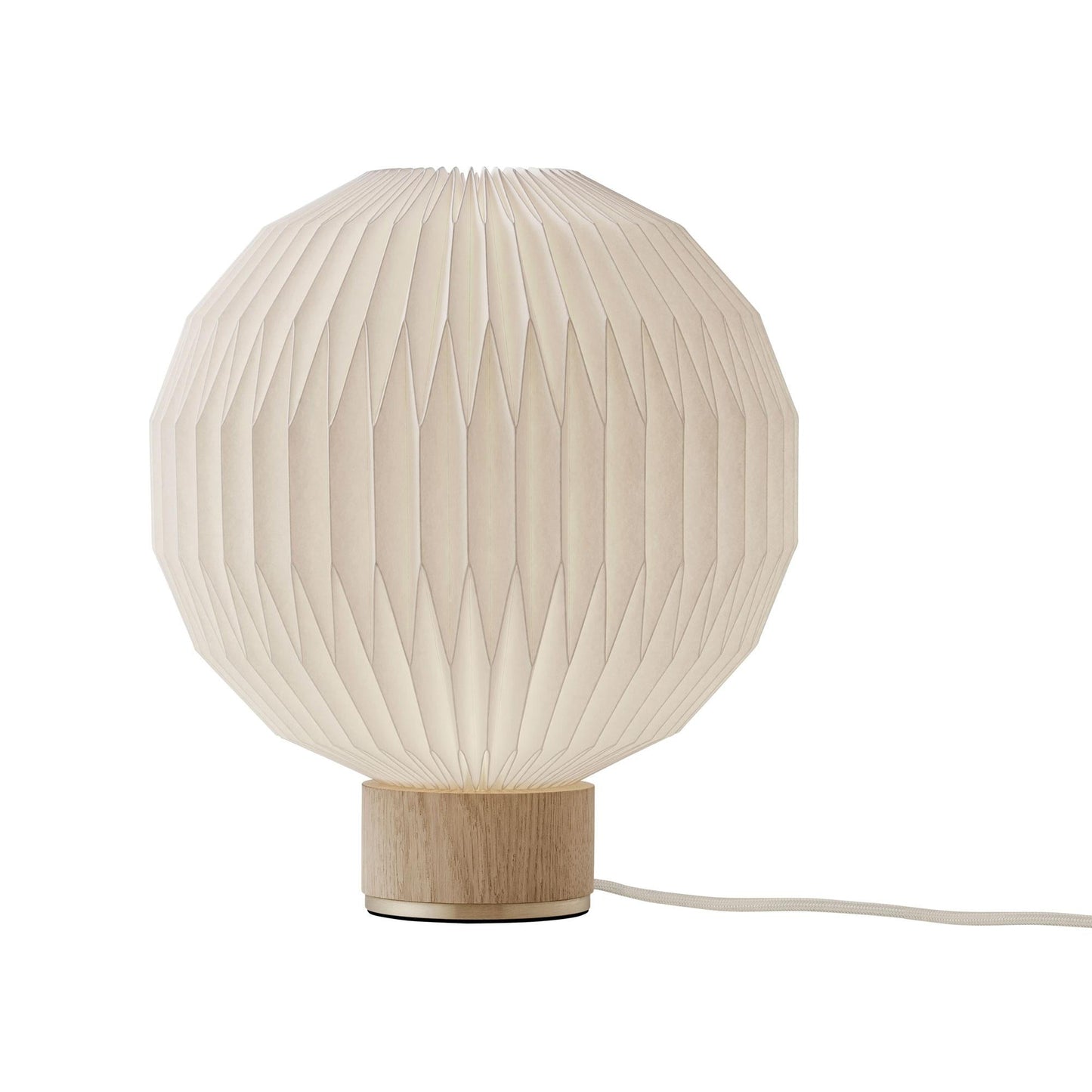 375 Table Lamp in Light Oak (Small/Paper).