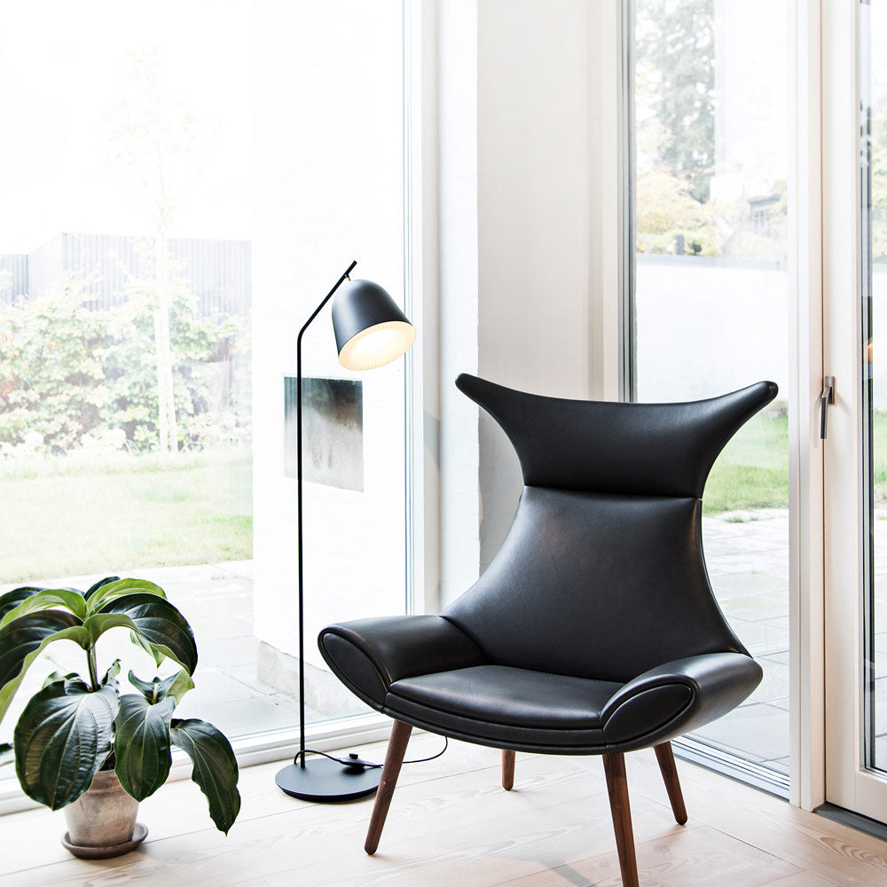 Cache Floor Lamp in living room.