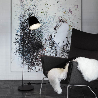 Cache Floor Lamp in living room.