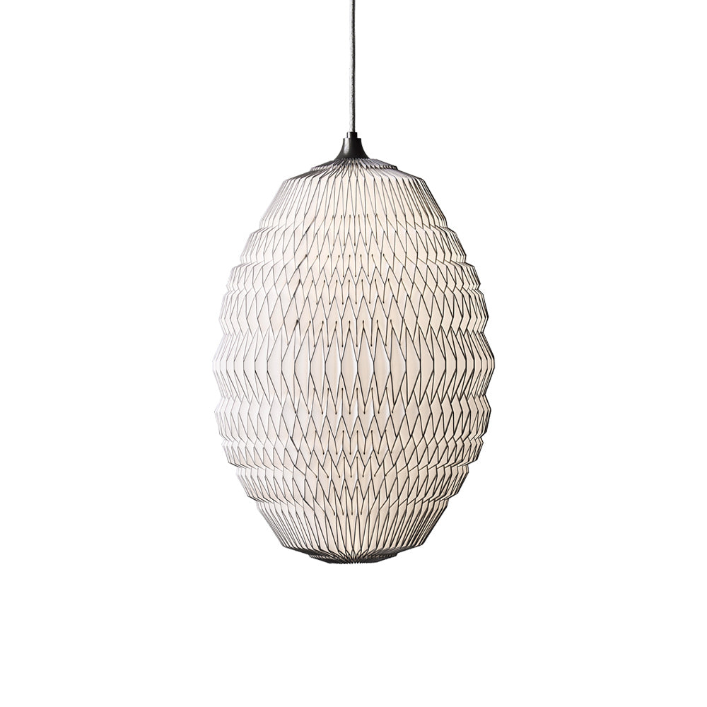 Caleo Pendant Light in 14.17-Inch (Paper/Bronze).
