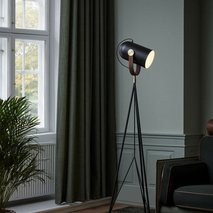 Carronade Floor Lamp in living room.