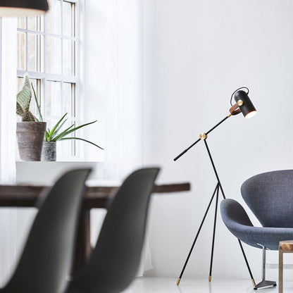 Carronade Floor Lamp in living room.