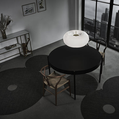 Donut Pendant Light in dining room.