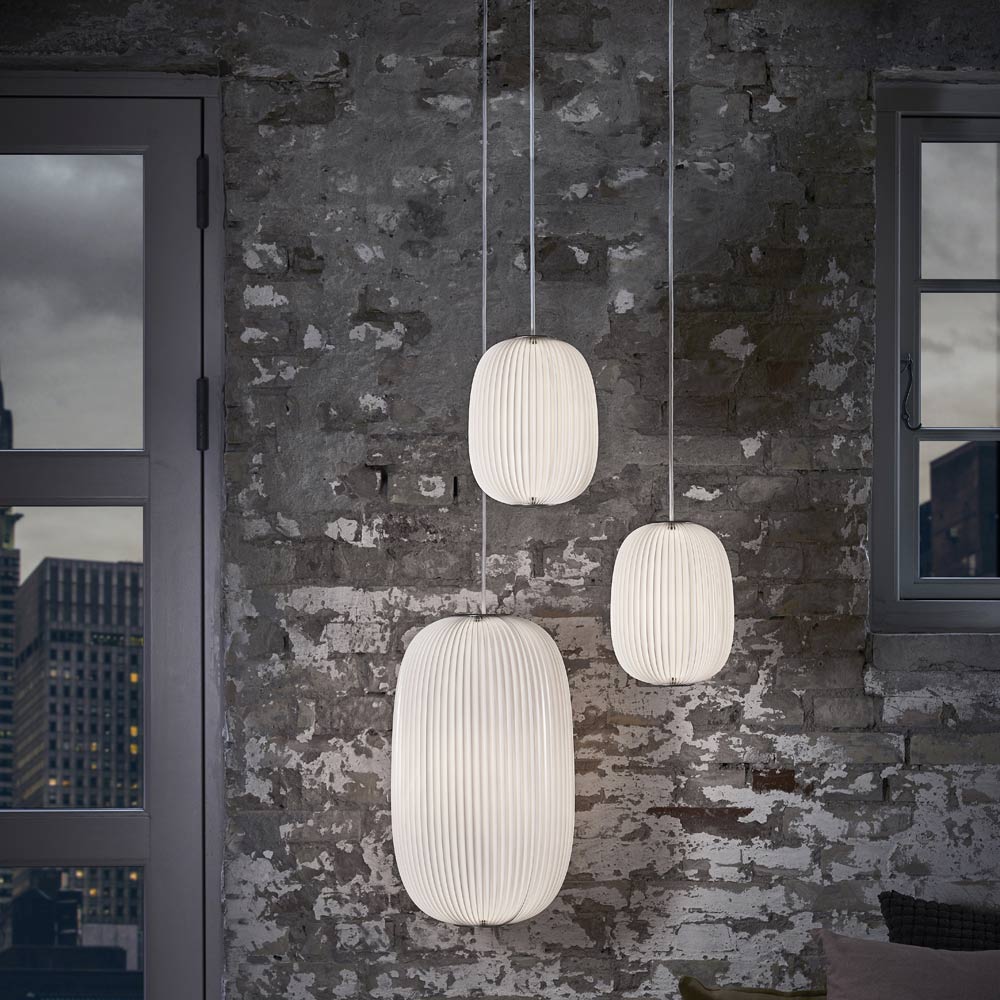 Lamella Pendant Light in Detail.