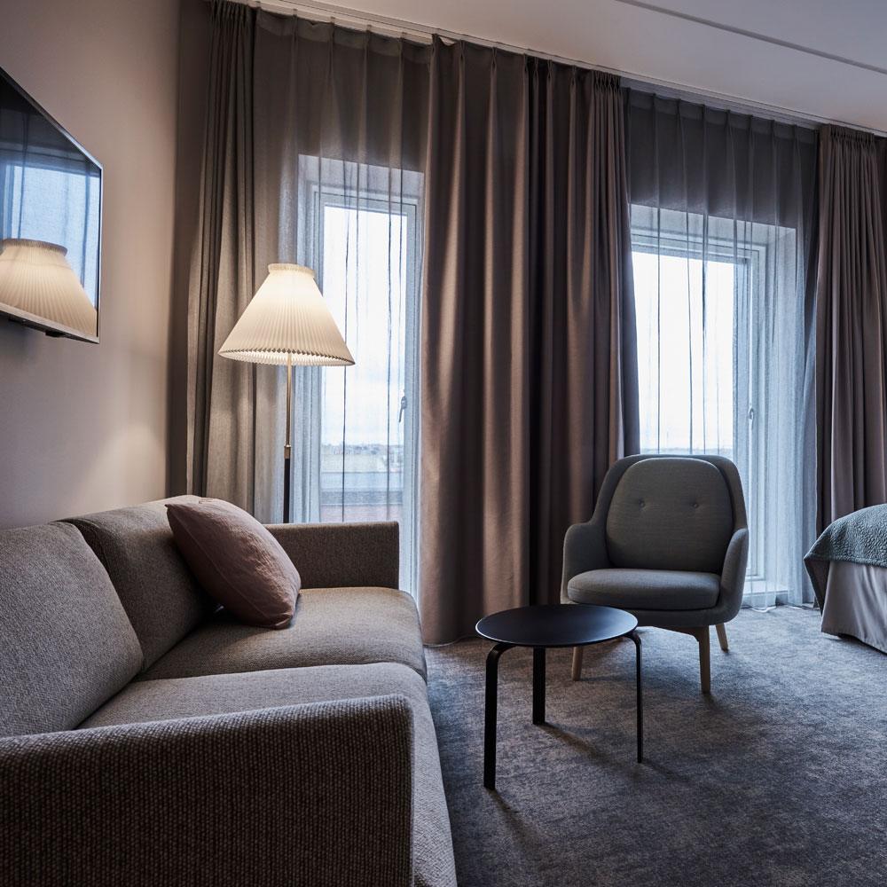 351 Floor Lamp in bedroom.