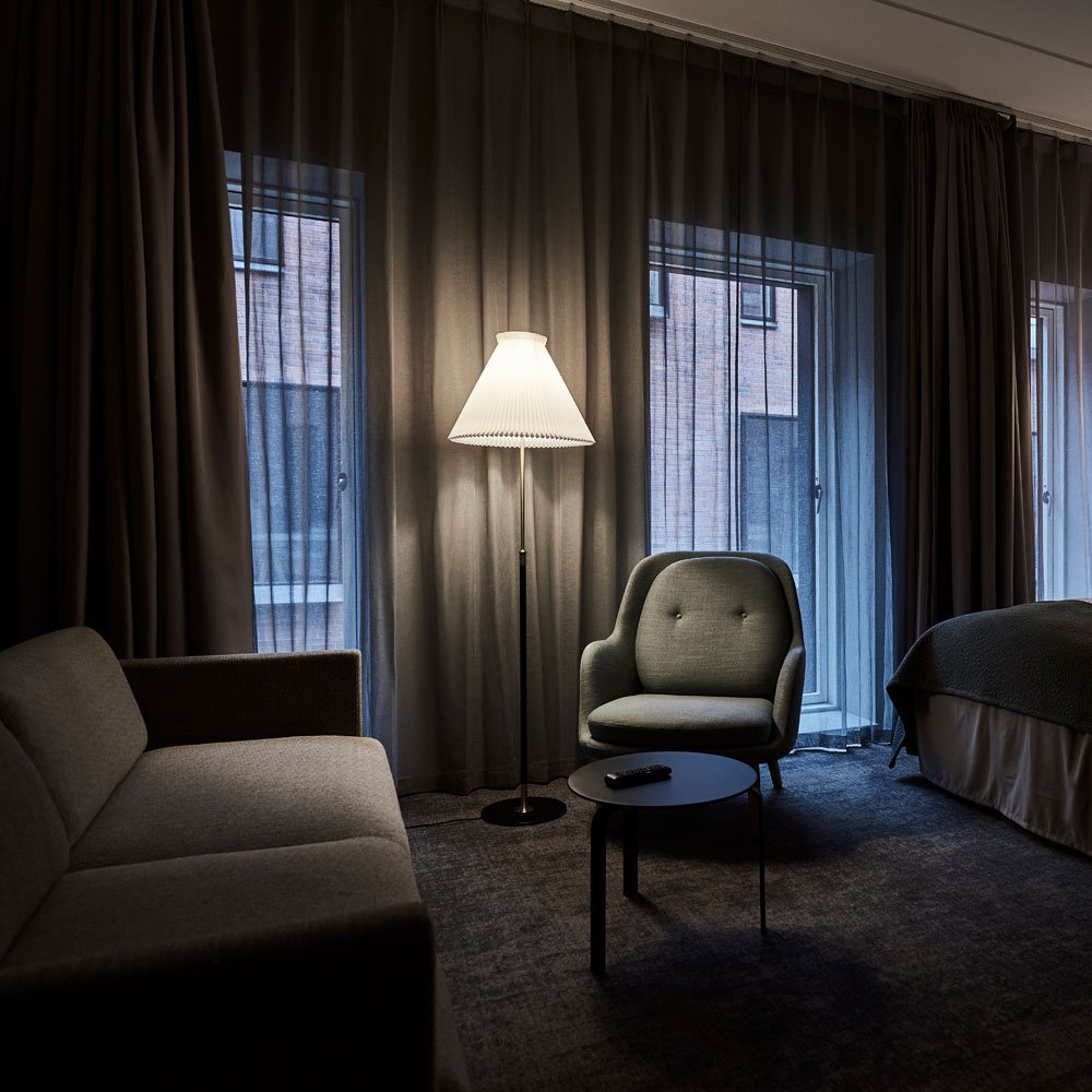 351 Floor Lamp in bedroom.