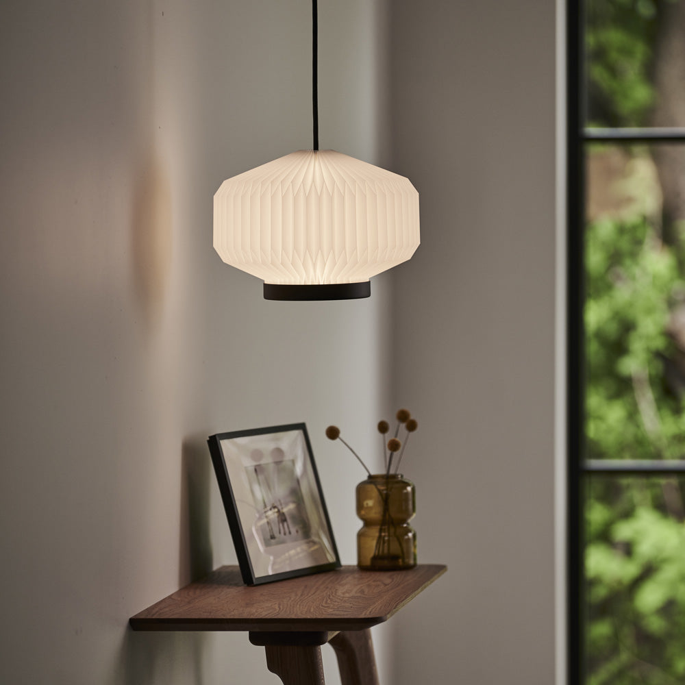 Shibui Pendant Light in living room.