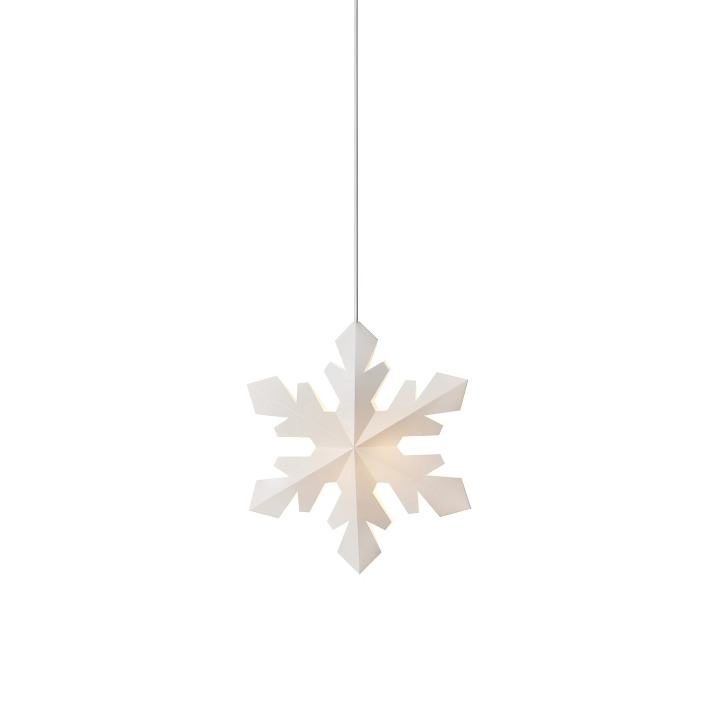 Snowflake Pendant Light in Detail.