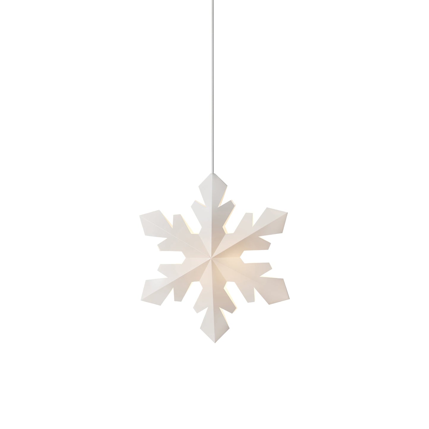 Snowflake Pendant Light in Detail.