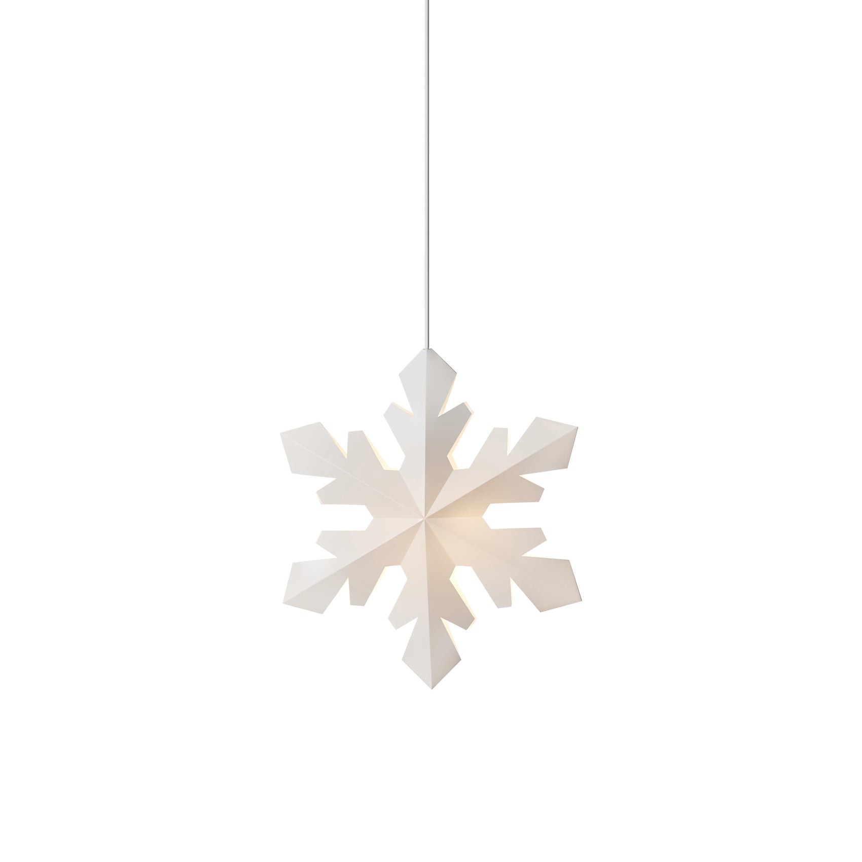 Snowflake Pendant Light in Detail.