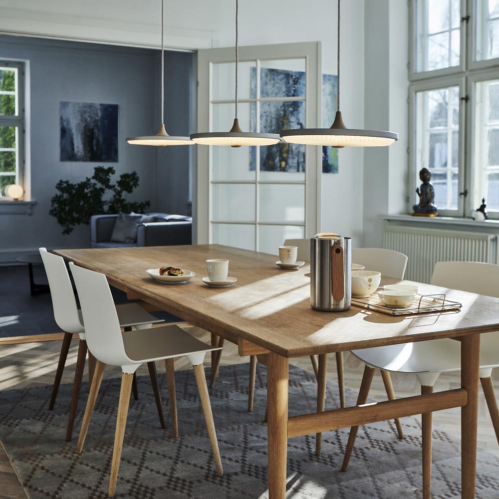 Soleil Pendant Light in living room.