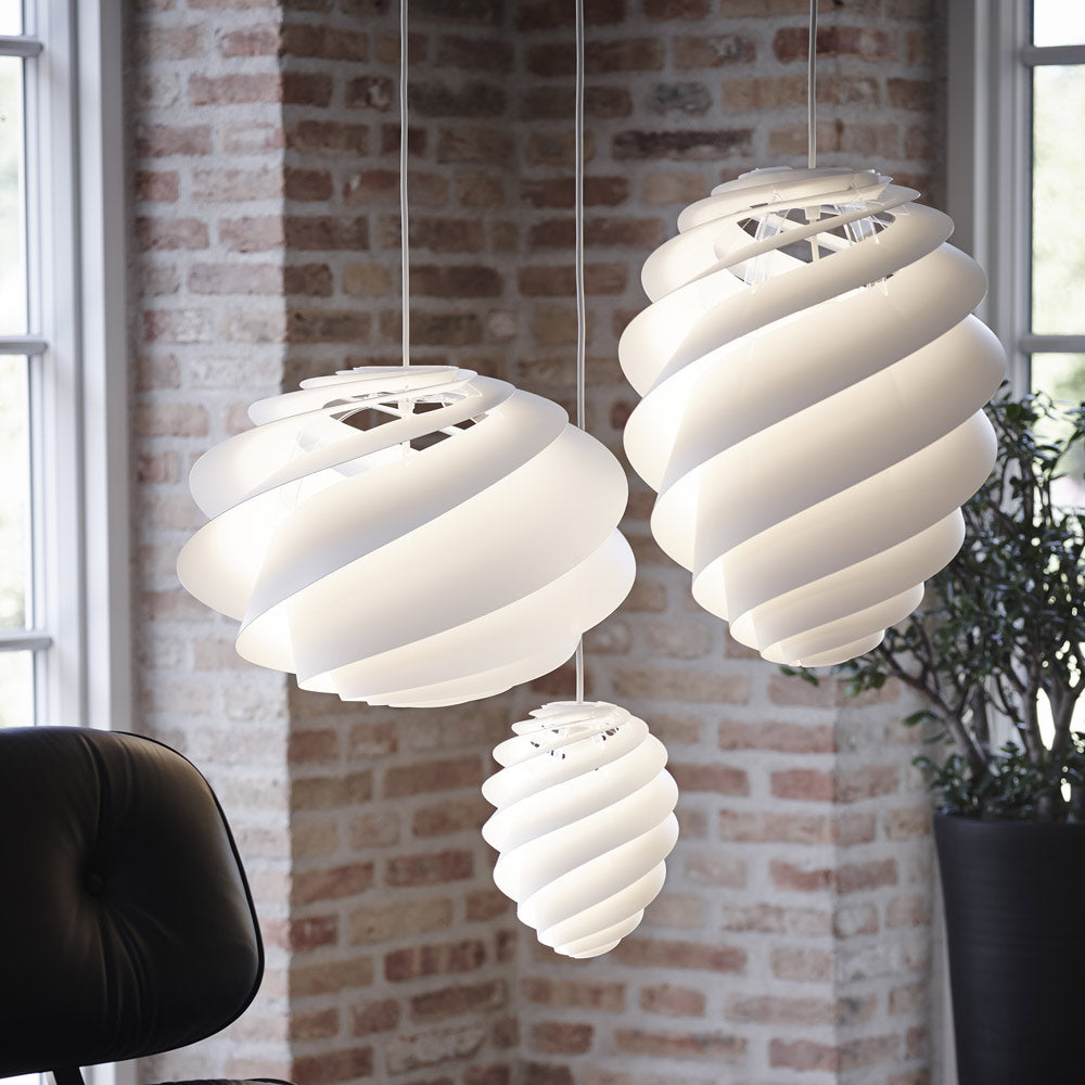 Swirl 2 Pendant Light in Detail.