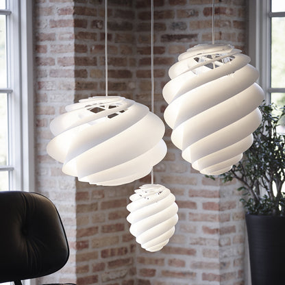 Swirl 2 Pendant Light in Detail.