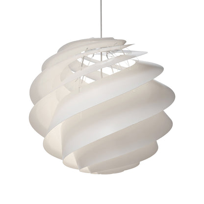 Swirl 3 Pendant Light in White (Large).