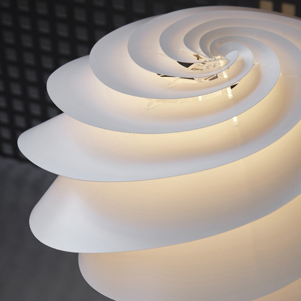 Swirl Table Lamp in Detail.