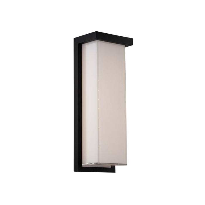 Ledge Outdoor LED Wall Light in Medium/Black.