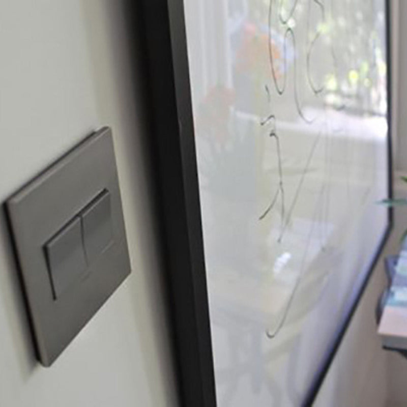 Adorne® Paddle 20A Switch in living room.