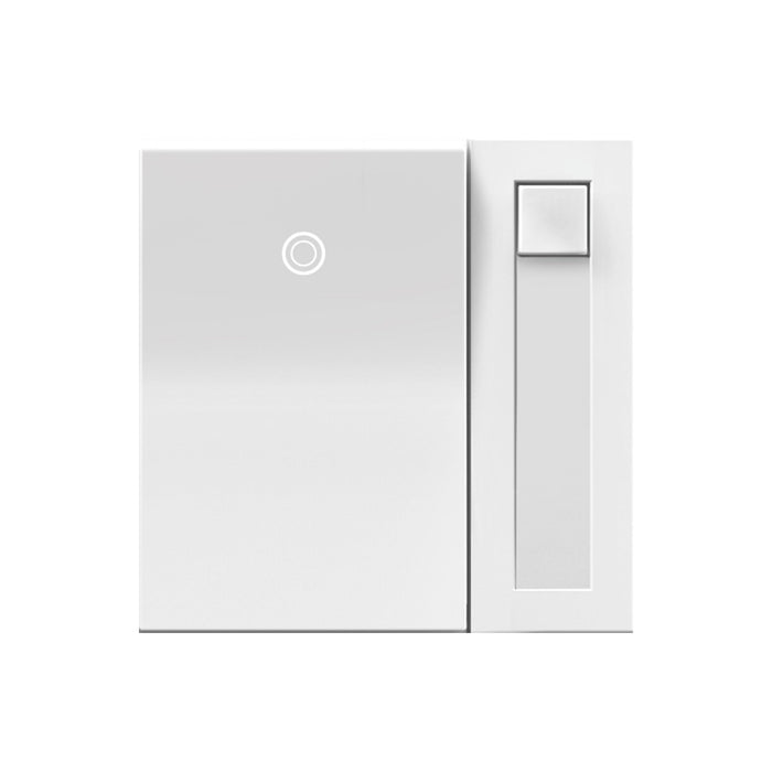 Adorne Paddle Dimmer in White.