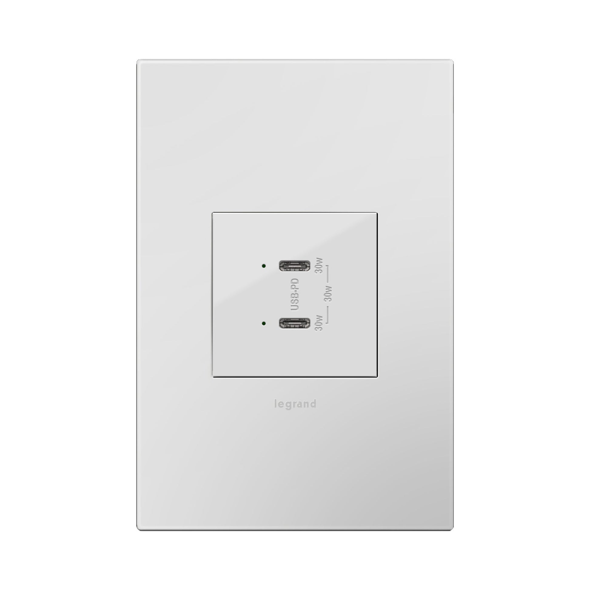 Adorne Ultra-Fast Plus Power Delivery USB Type-C/C Outlet in Detail.